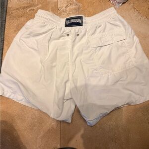 Vilebrequin Silver and White Drawstring Detail